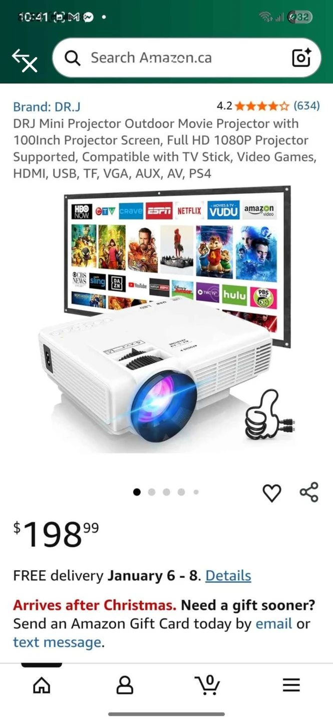 DR.J Mini Projector - photo 2