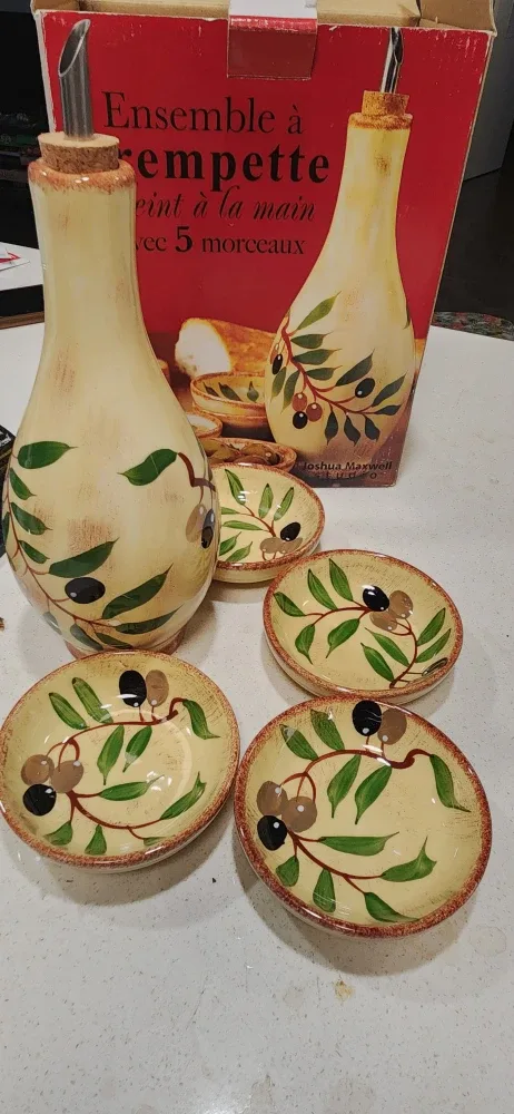 New Olive oil Dispenser set #cleanout