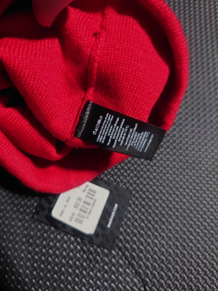 Mackage Red Pom Pom Toque - New with Tags! image indicator(3)