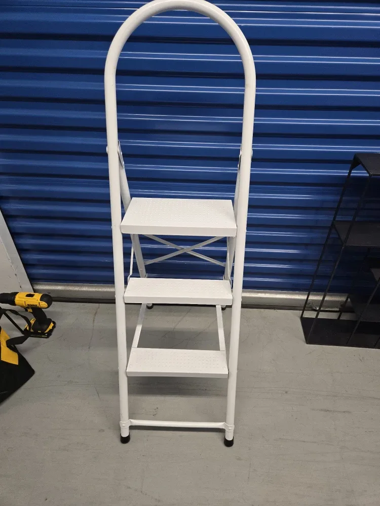 White 3-Step Ladder image indicator(2)