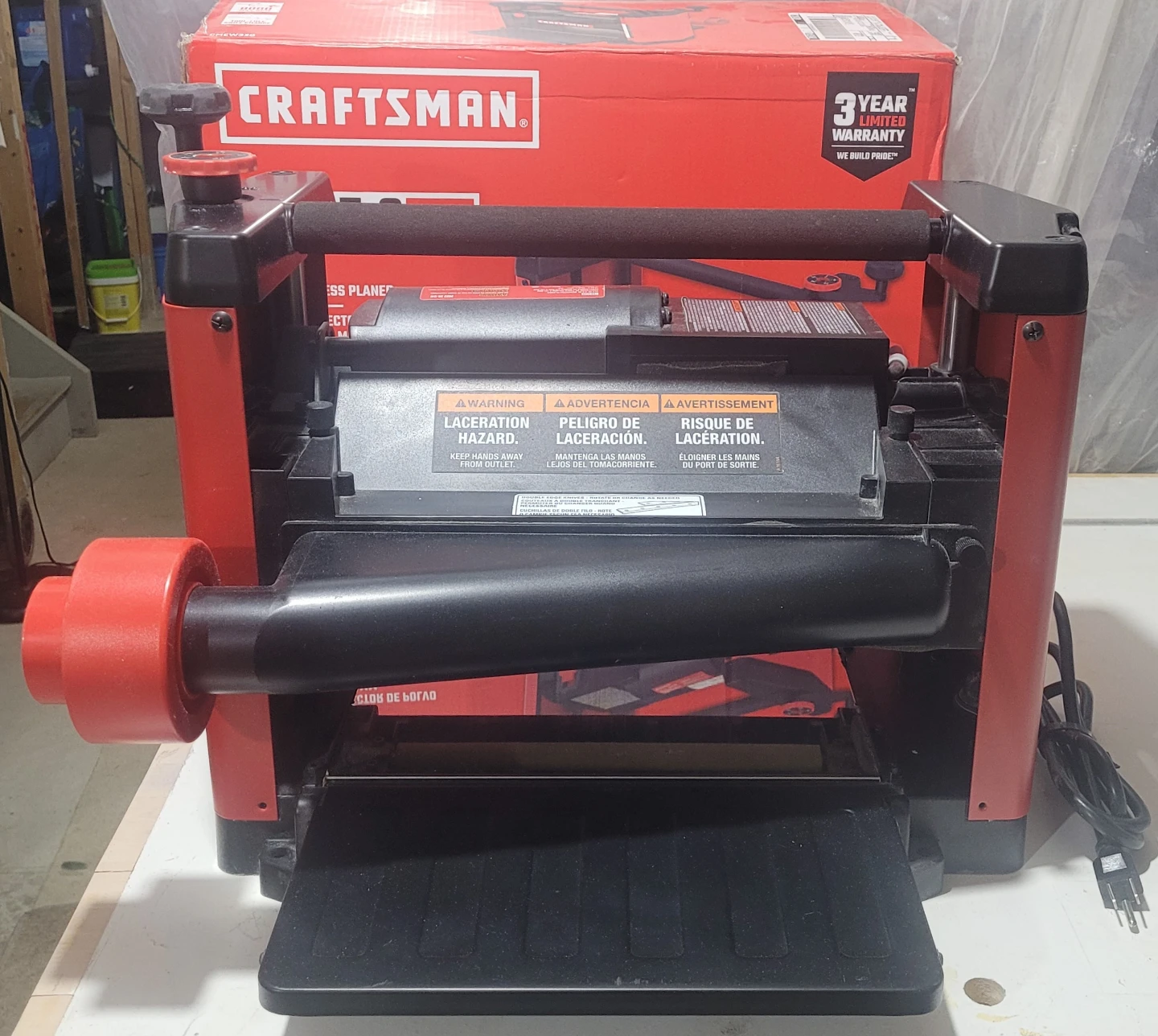 Craftsman 15.0 Amp 12 1/2" Thickness Planer - photo 2