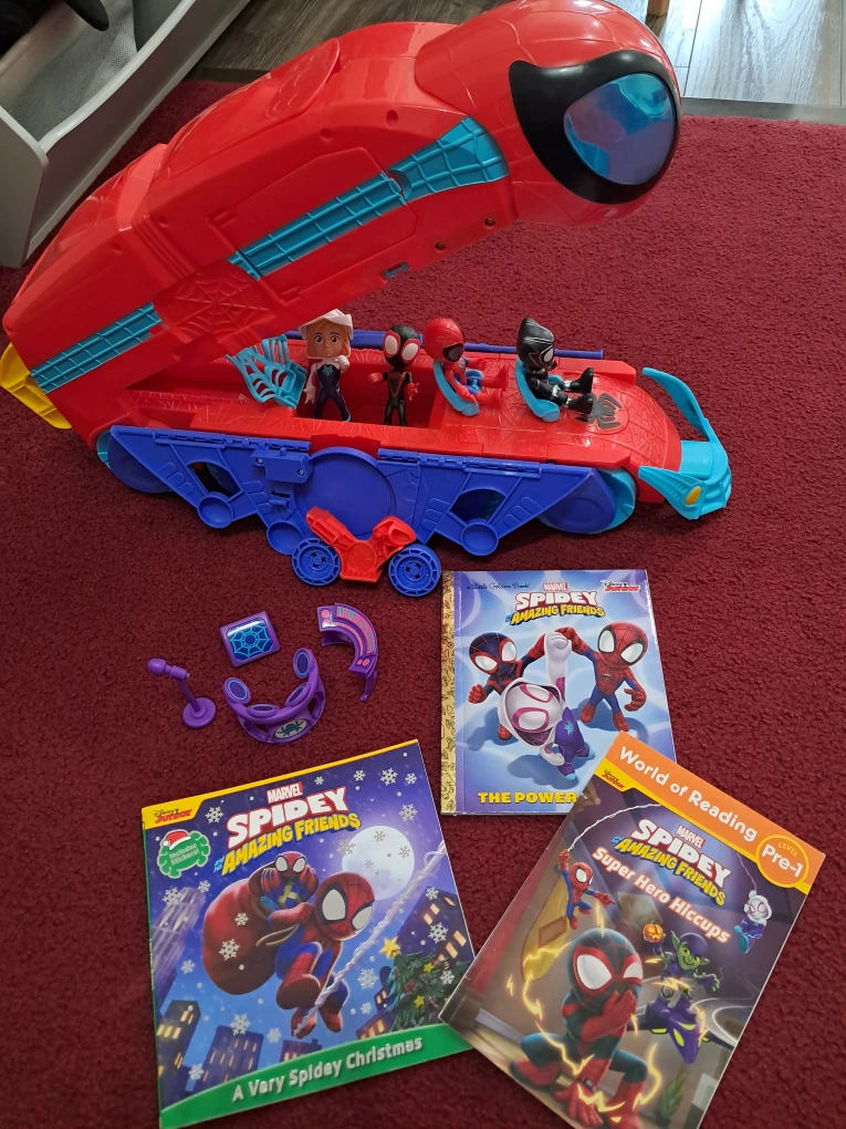 Marvel Spidey Crawl-R 2-in-1 Deluxe Headquarters Playset - photo 3