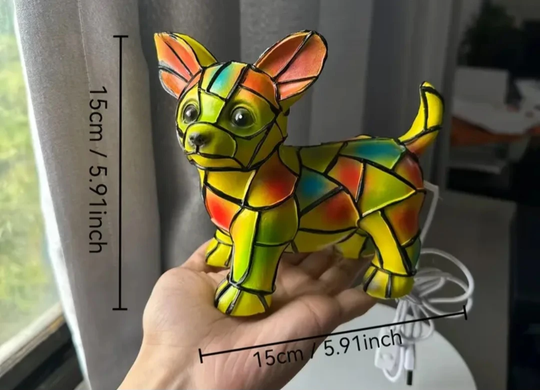 Dog Lamp E - Mosaic Style - photo 4