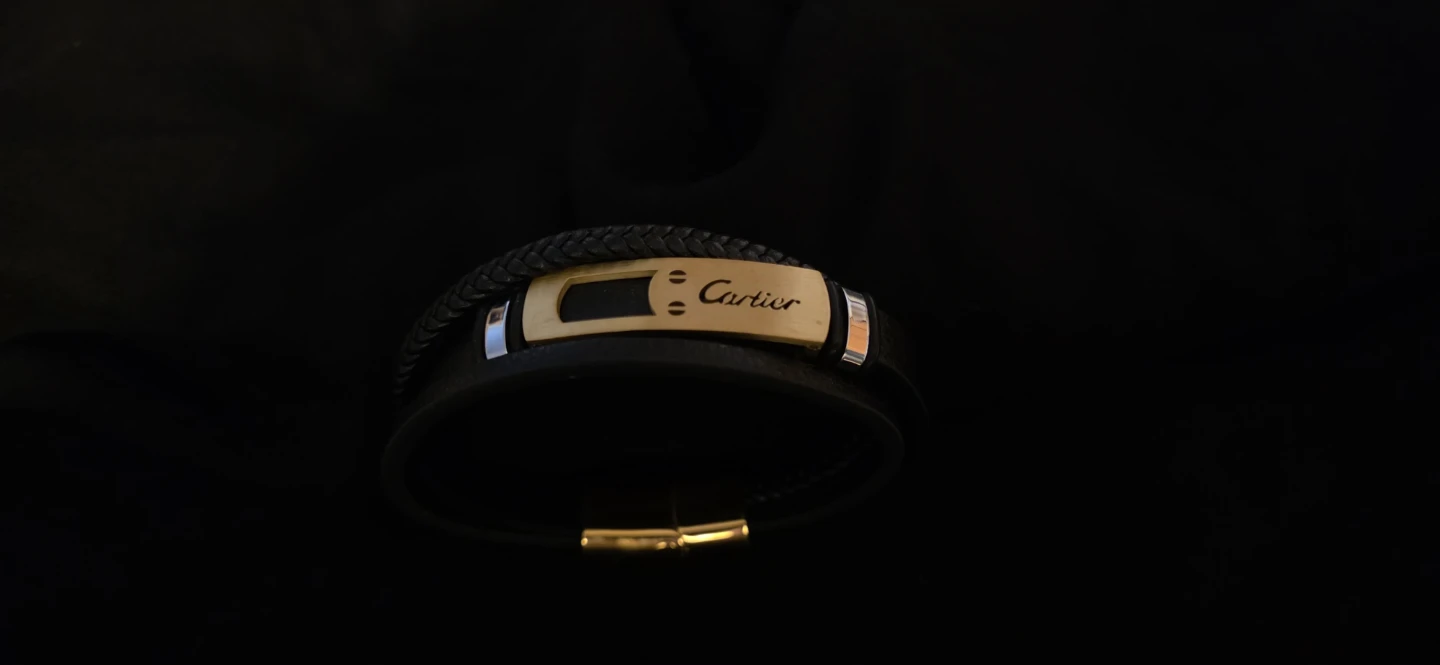 Black Leather Bracelet - photo 5