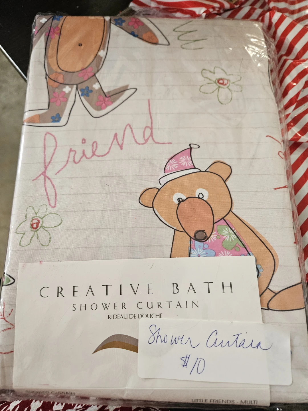 Creative Bath Shower Curtain, Air Wick and basket - photo 2