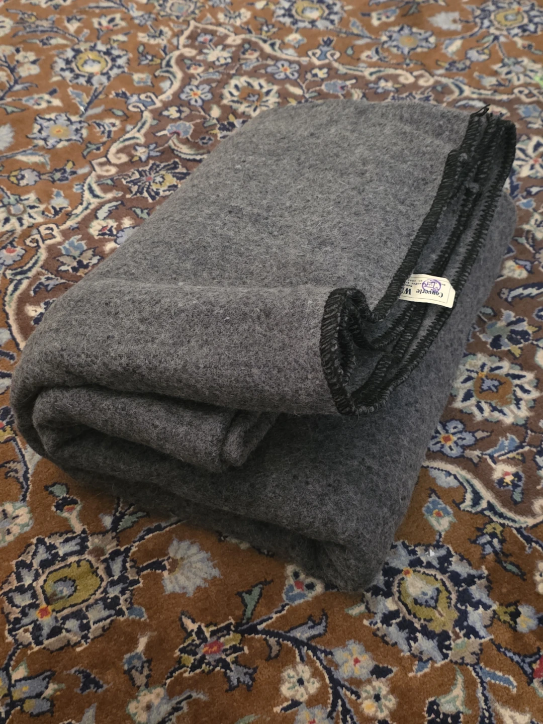 Couverte Wiki Blanket - Grey Wool Blanket