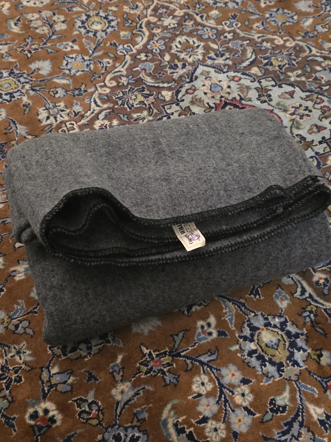 Couverte Wiki Blanket - Grey Wool Blanket - photo 2