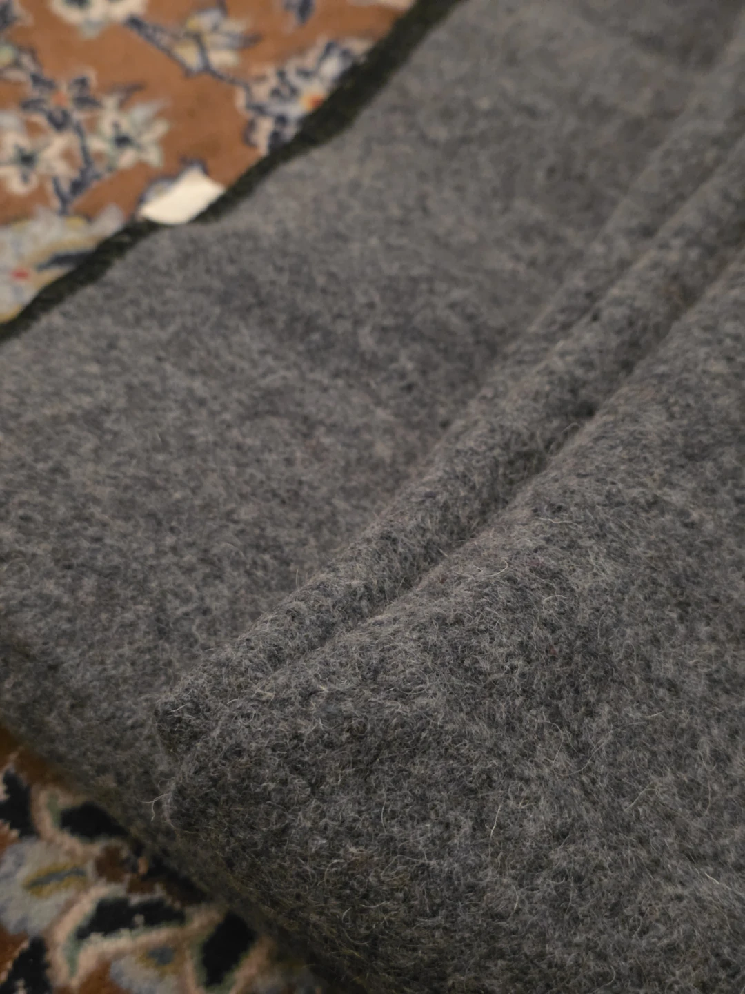 Couverte Wiki Blanket - Grey Wool Blanket - photo 3