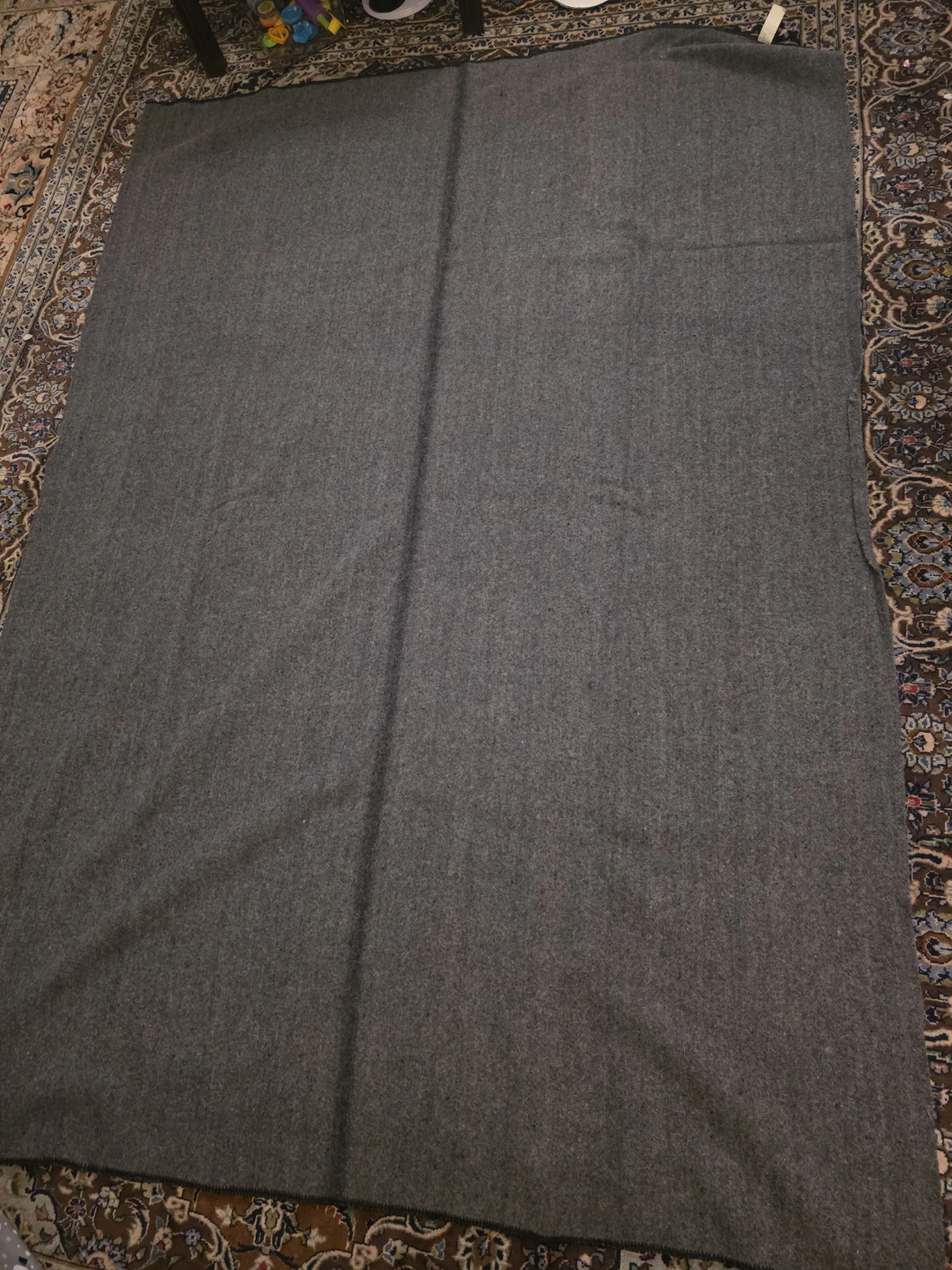 Couverte Wiki Blanket - Grey Wool Blanket - photo 4