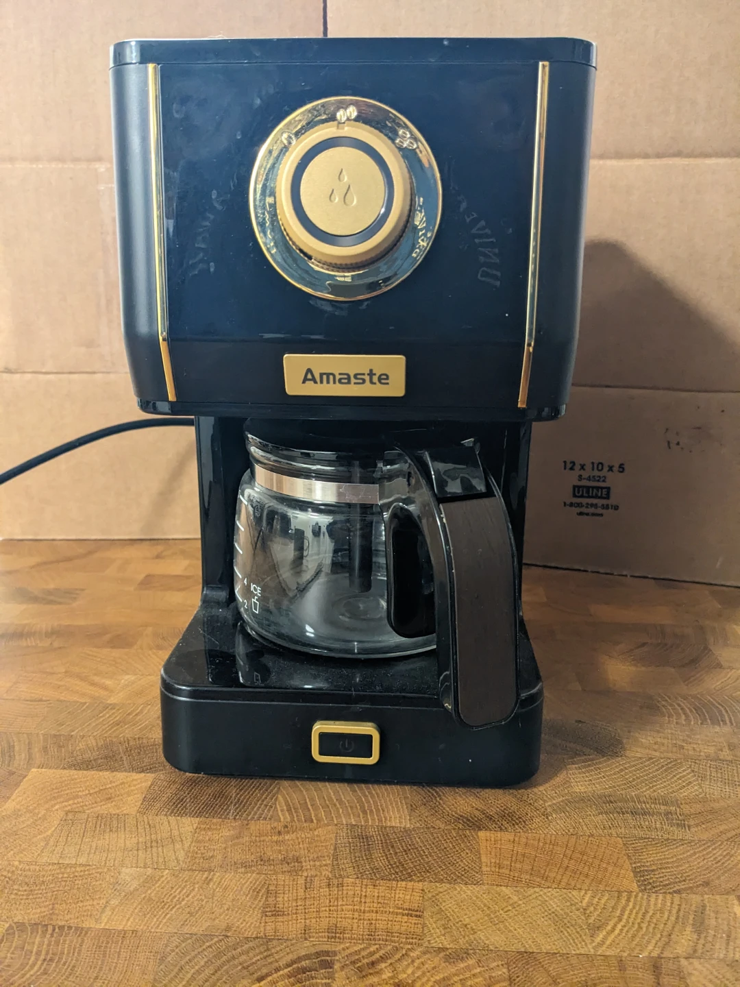 Amaste Coffee Maker - Black and Gold - photo 4