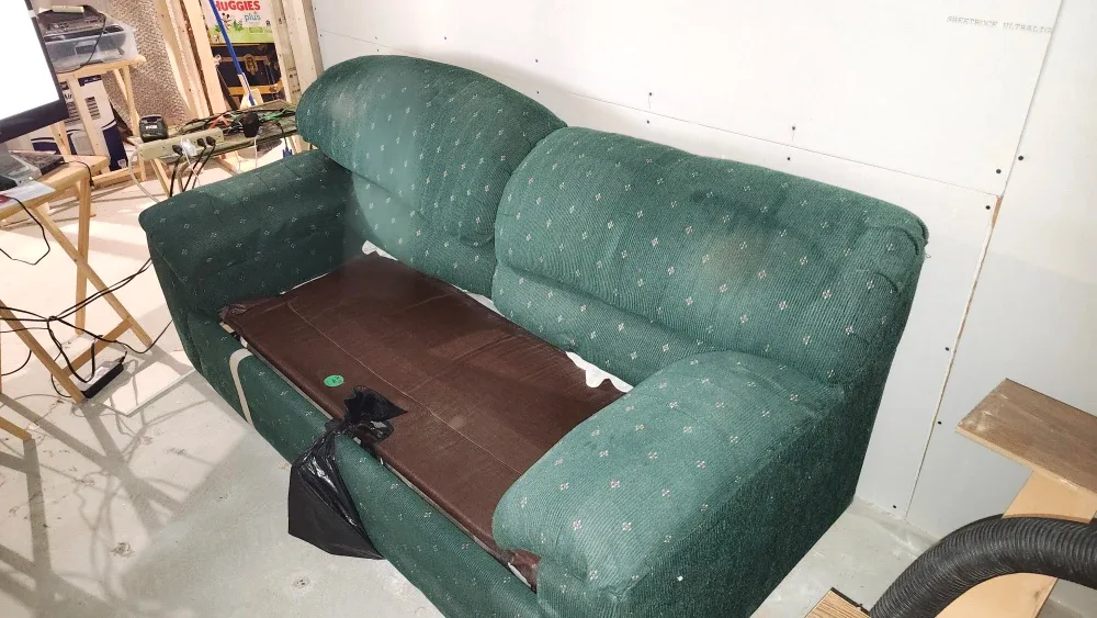 Green Loveseat Sofa bed