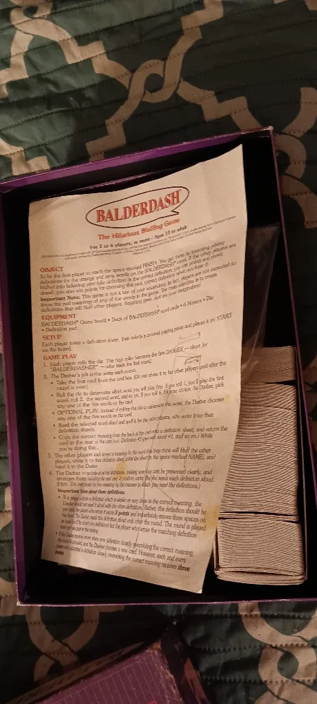 Balderdash Board Game by Blackwood image indicator(4)