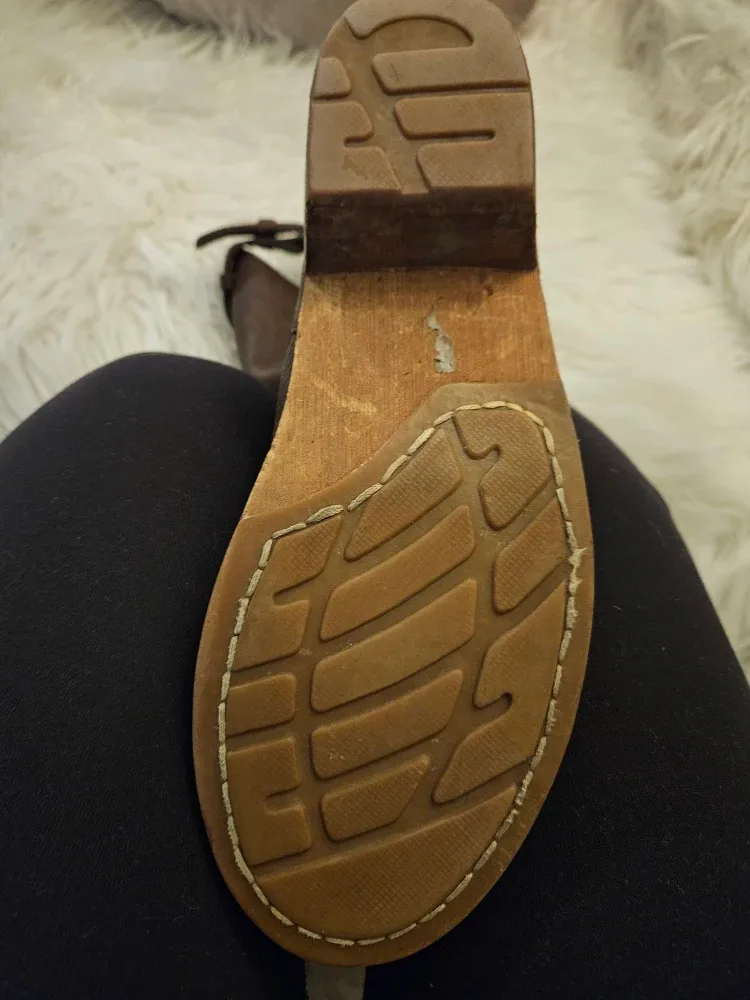 Brown Leather Biker Boots image indicator(2)