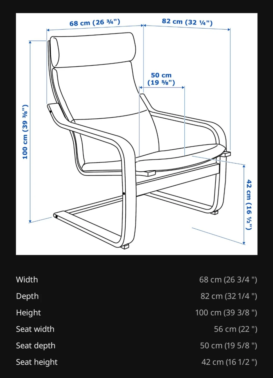 IKEA Poang Chairs (Set of 2) - photo 2