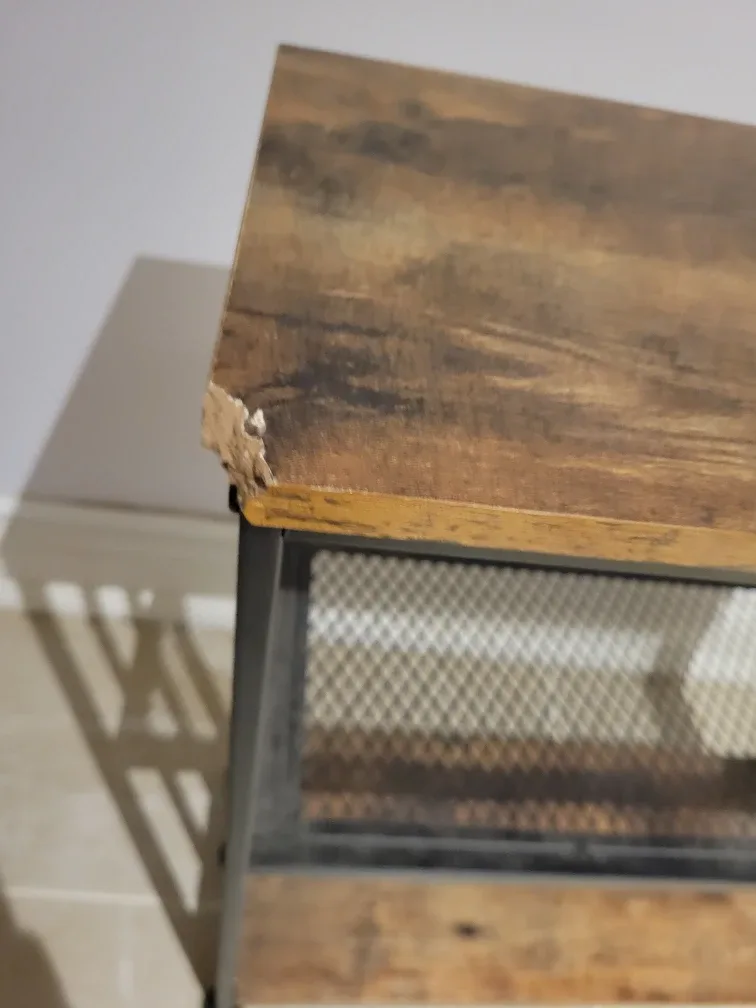 Brown & Black End Table #Cleanout image indicator(2)