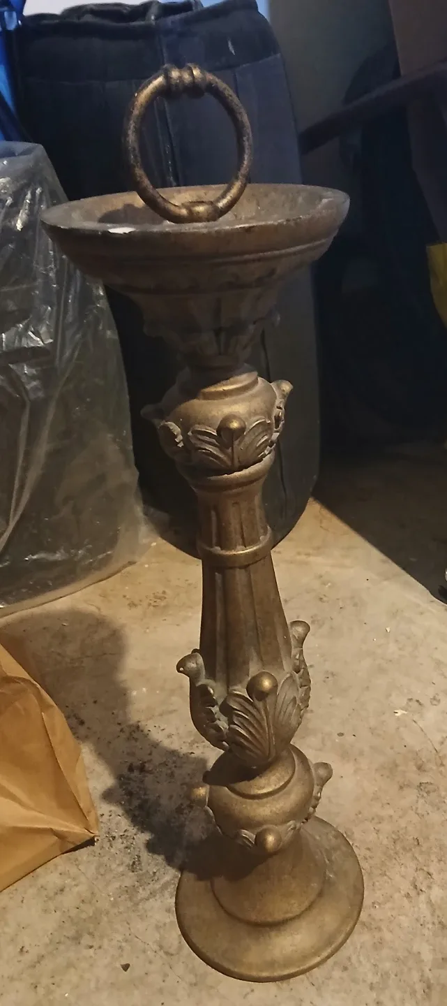 Vintage Metal Candle Holder