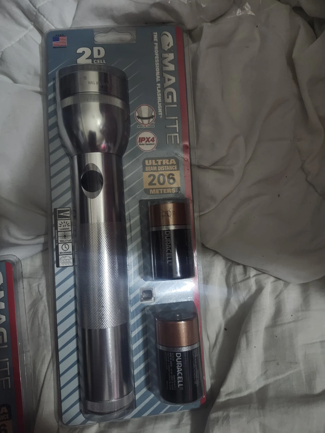 Maglite 2D Cell Flashlight-Silver