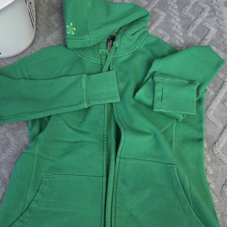 Green Zip-Up Hoodie