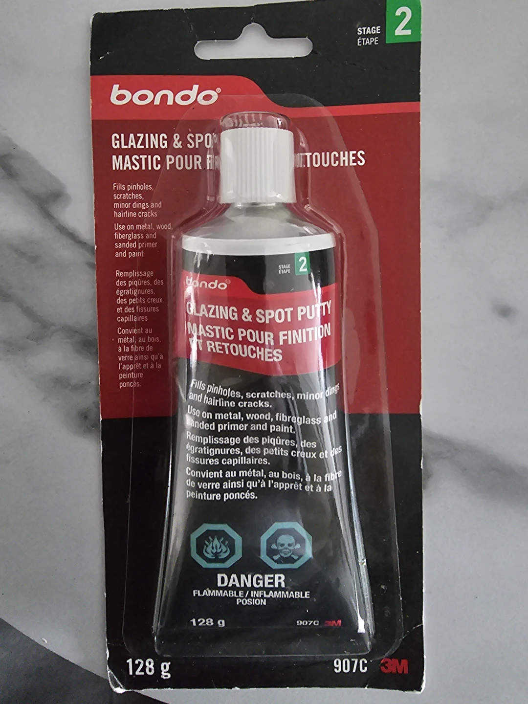Bondo Glazing & Spot Putty - 128g