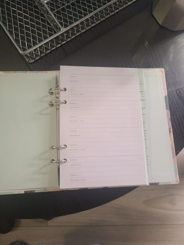 #Cleanout Address Book - photo 2