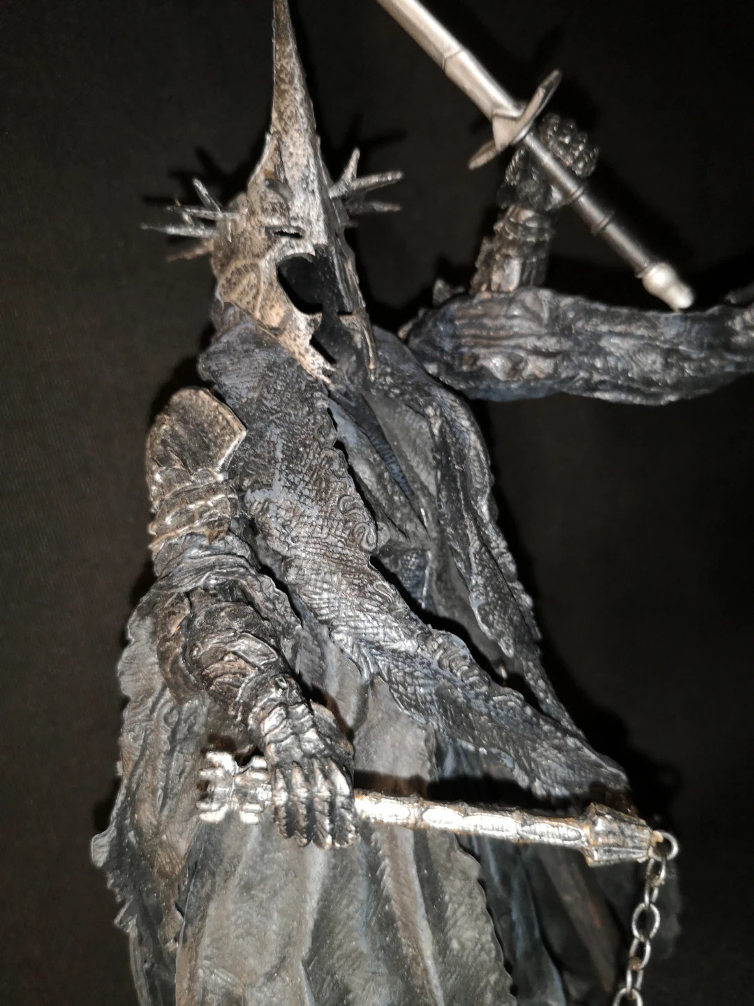 8" Morgul Lord Witch King of Angmar ~ 2003 LotR Figure - photo 5