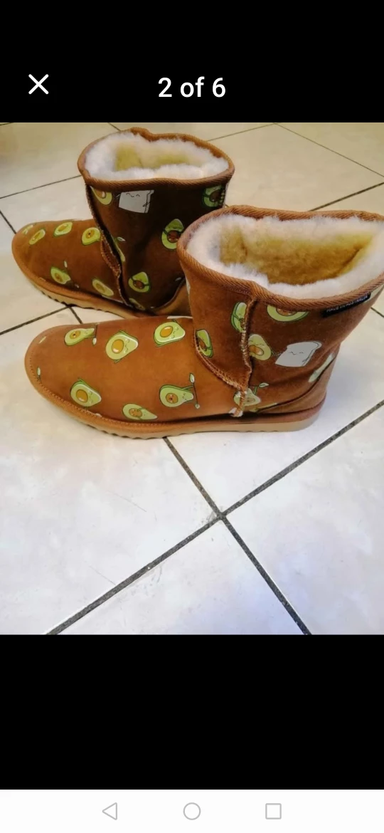 The Oodie Avocado Toast Slipper Boots - Women's Size 13