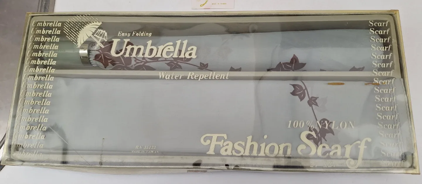 Umbrella & Scarf Set - New in Box