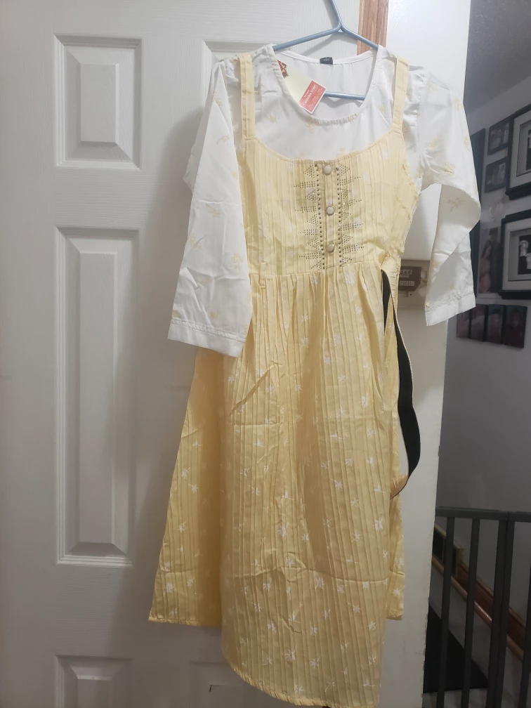 Saravana Stores Yellow Dress - Size L