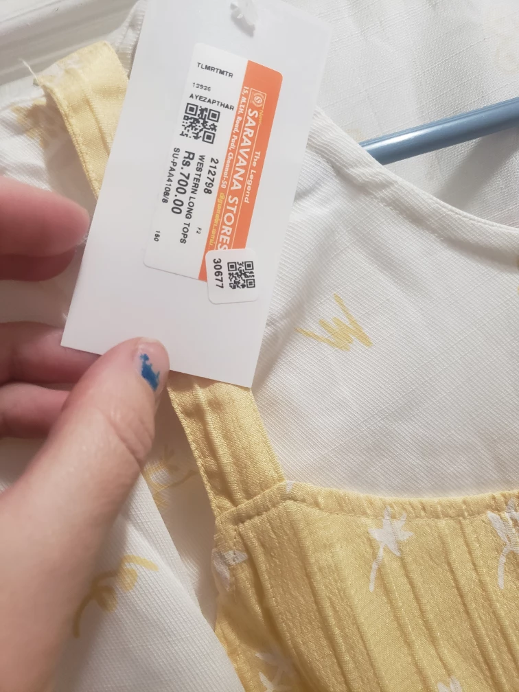 Saravana Stores Yellow Dress - Size L - photo 2