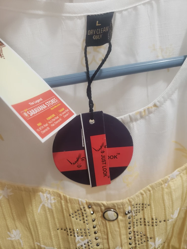 Saravana Stores Yellow Dress - Size L - photo 4