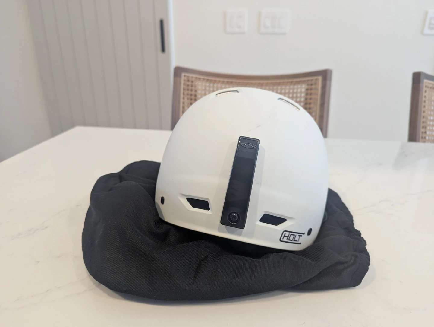 Smith Holt White Snow Helmet