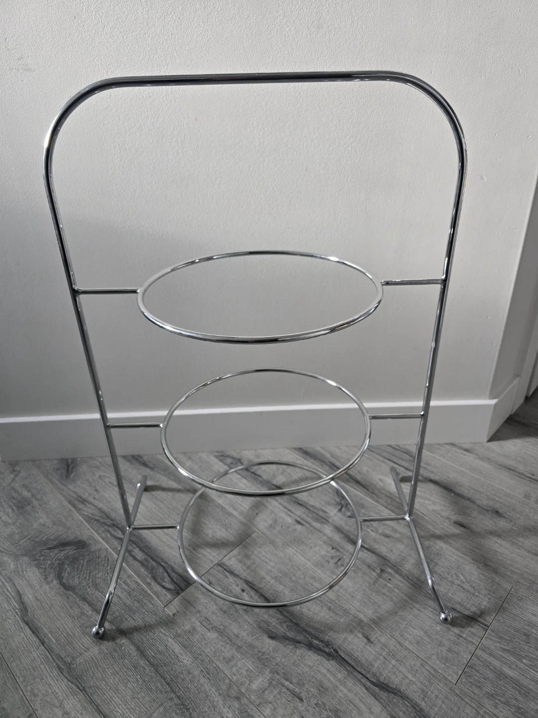 3 tier Iron Plate Caddy  Holder, cake plate stand, Pie