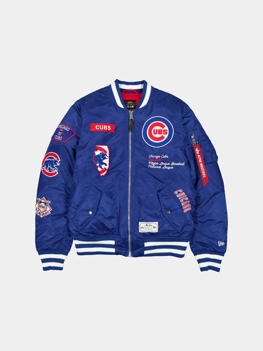 Alpha Industries Chicago Cubs MA-1 Bomber Jacket - photo 2
