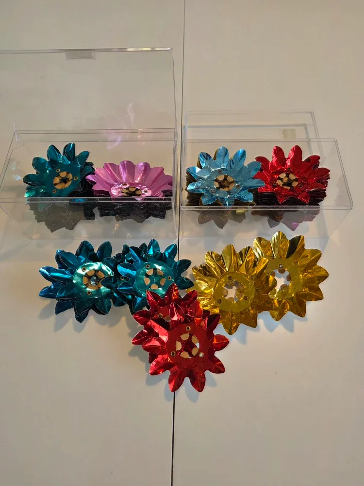 2 boxes of Vintage Christmas Light Reflectors -