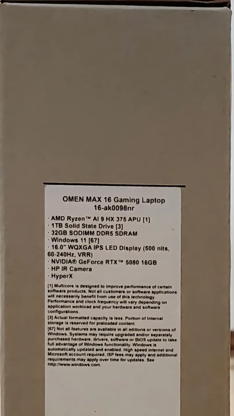 AMD AI 9 HX w/ RTX 5080 image indicator(5)