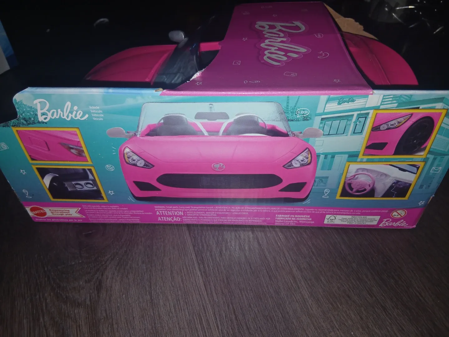 Barbie Convertible Car - Pink image indicator(3)