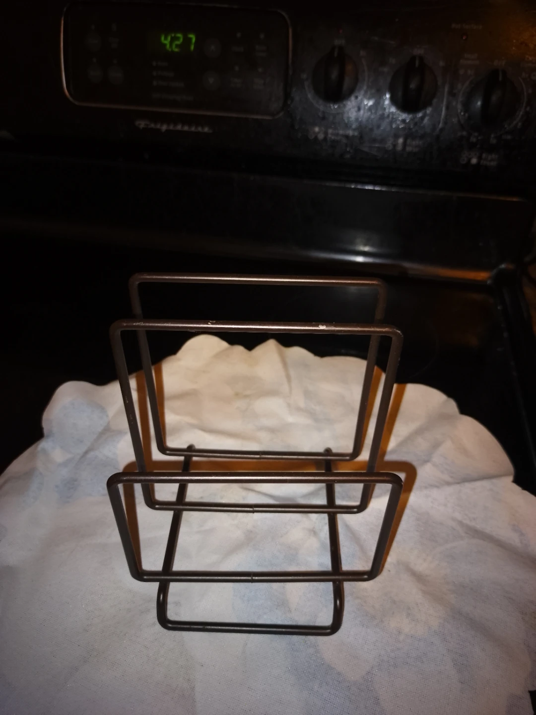 Brown Metal Napkin Holder - photo 2