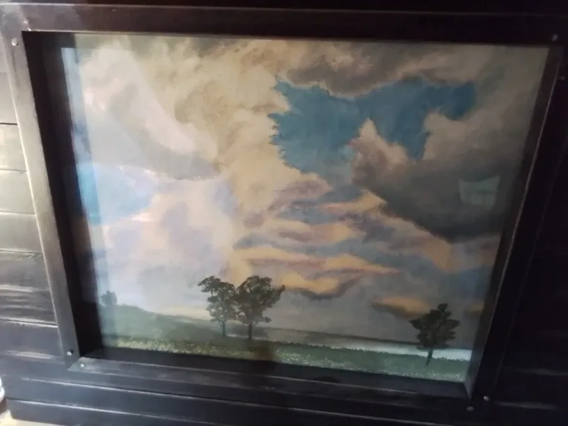 Framed Pastel Painting 15x12" in rustic frame image indicator(4)