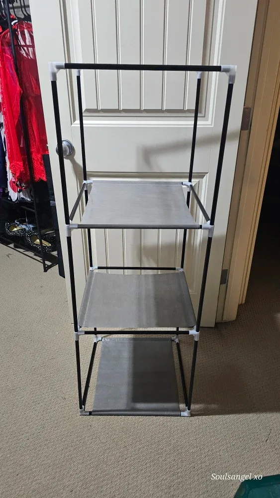 3-Tier Grey Shelf