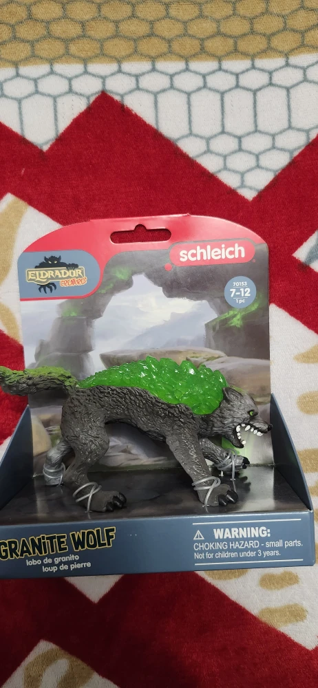 Schleich Eldrador Creatures Granite Wolf Figure, New in Box - photo 4
