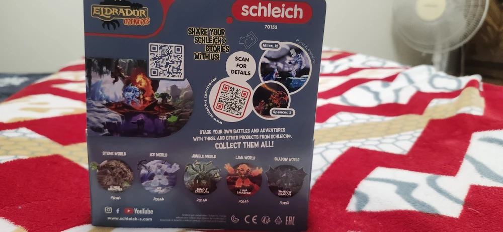 Schleich Eldrador Creatures Granite Wolf Figure, New in Box - photo 5