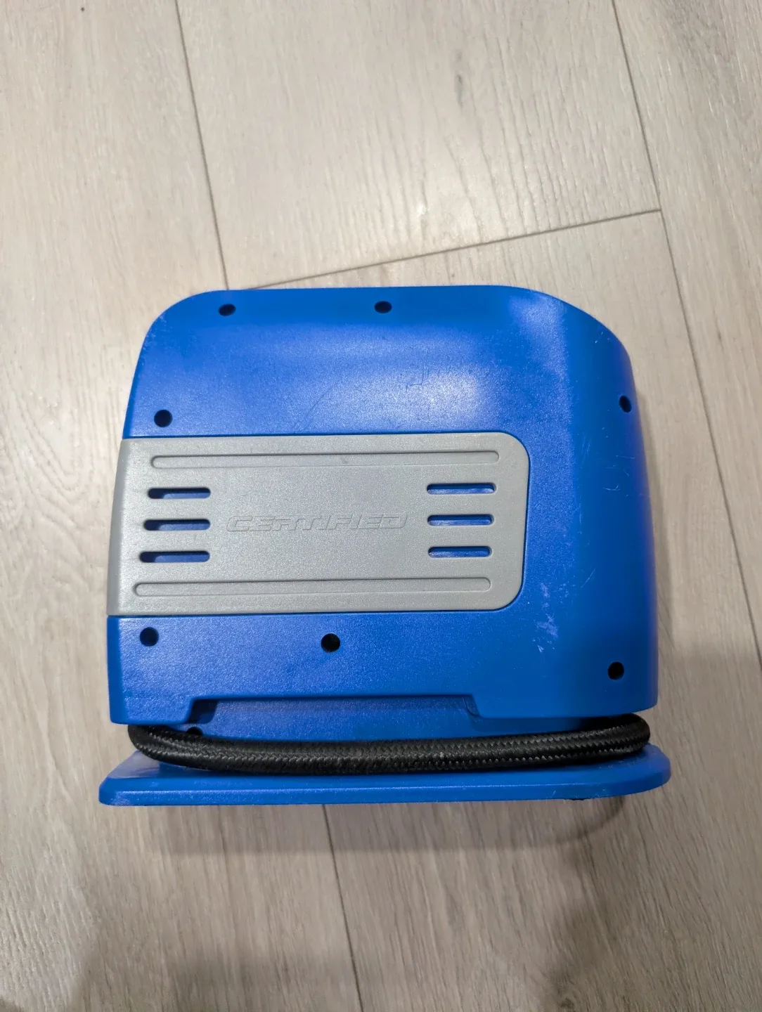 Blue and Grey Air Pump