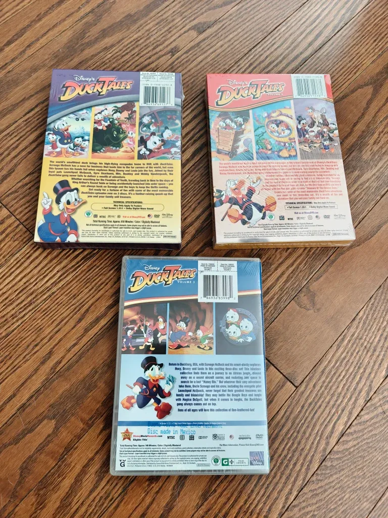Disney's DuckTales DVD Set - Volumes 1,2,3 (complete, new) 🎄🎁 image indicator(2)