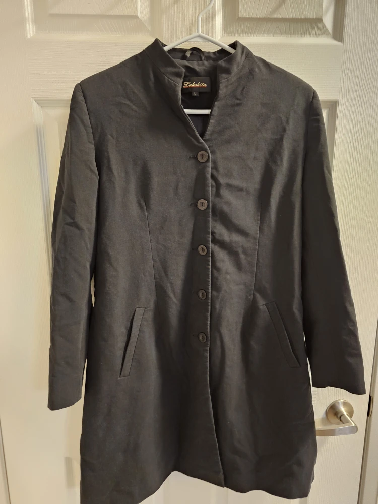 Lakshita Grey Coat - Size L