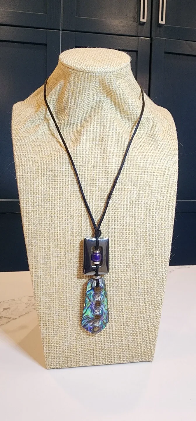 Abalone Shell Pendant Necklace