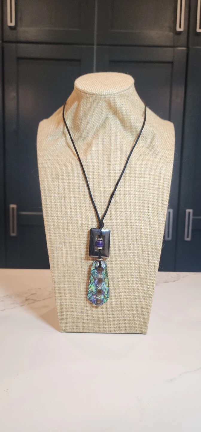 Abalone Shell Pendant Necklace - photo 2