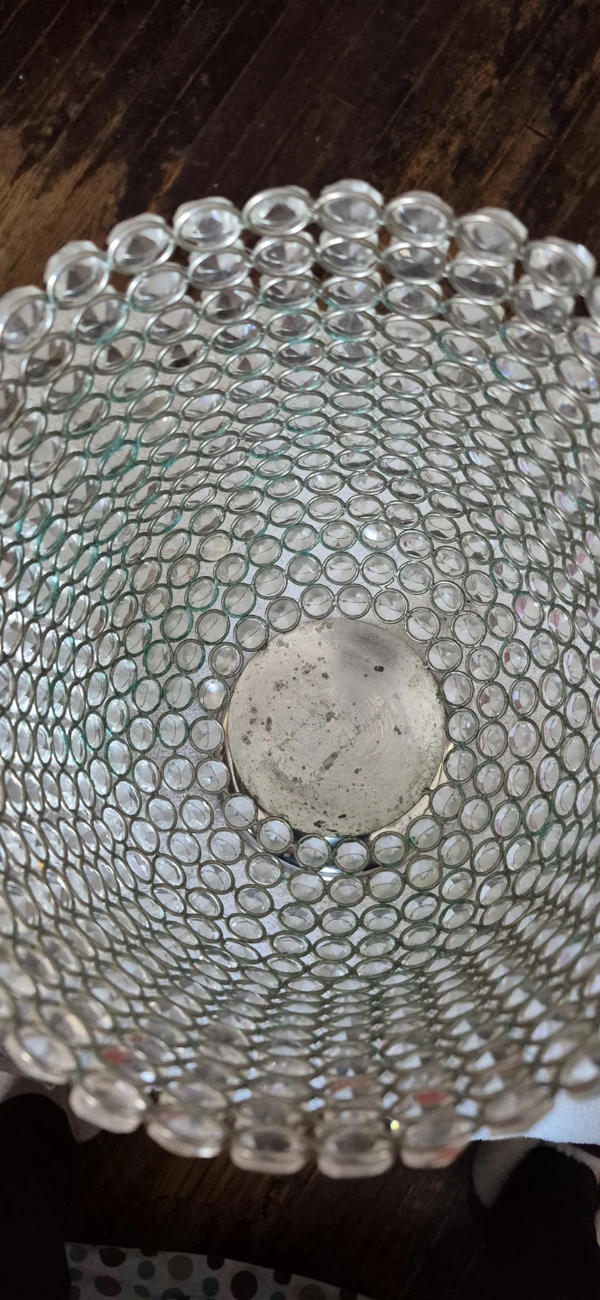 Crystal Beaded Candle Holder - photo 2