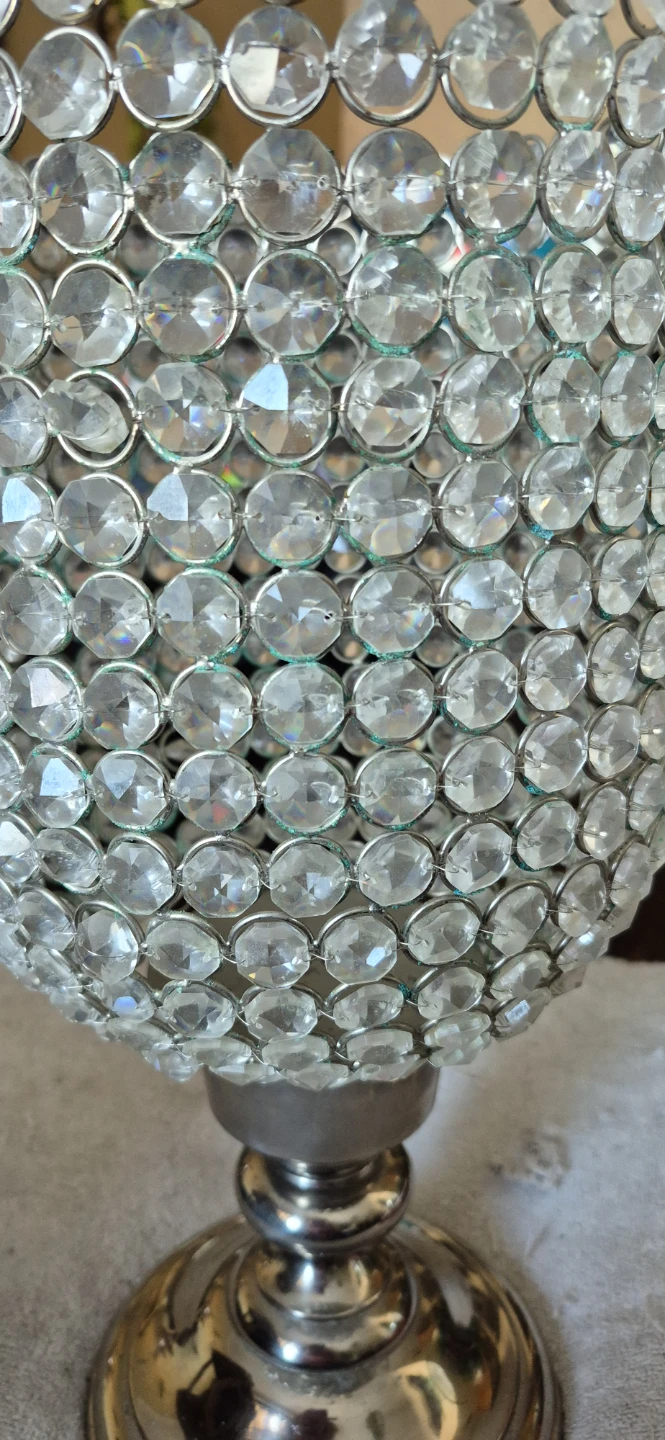 Crystal Beaded Candle Holder - photo 4