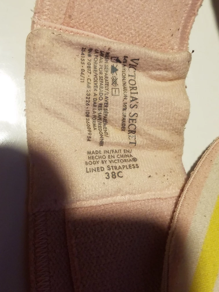 Victoria's Secret Lined Strapless Bra 38C - photo 3