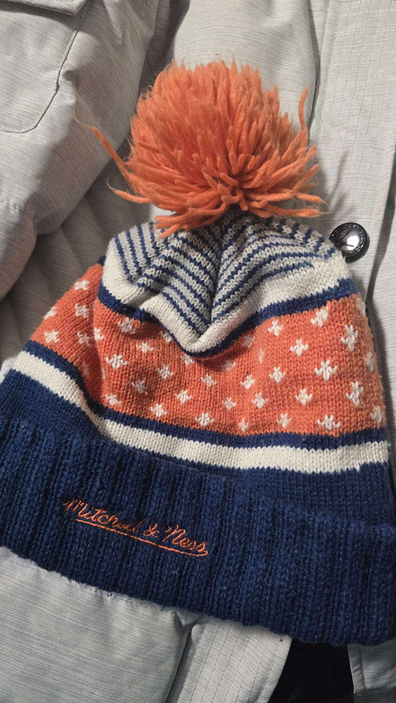 Mitchell & Ness Toque - Blue & Orange